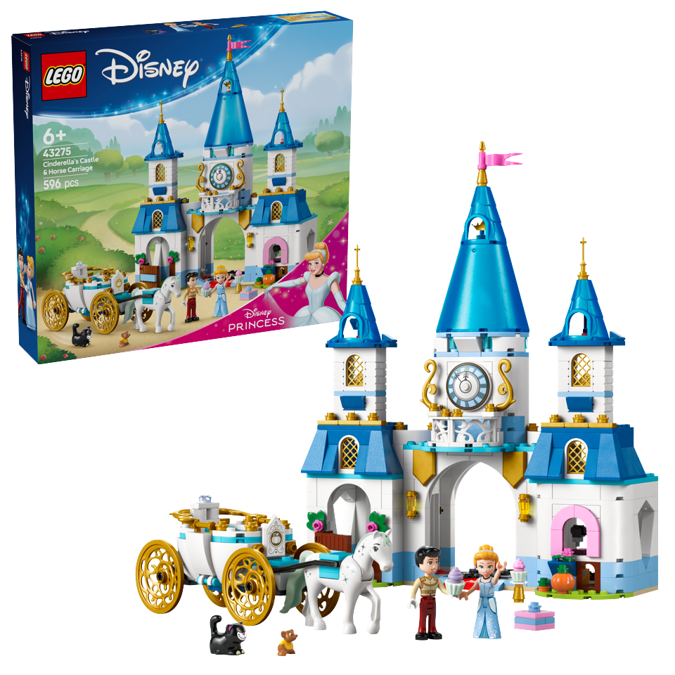 LEGO - Disney Princess - Askepots Slot og Karet (43275)