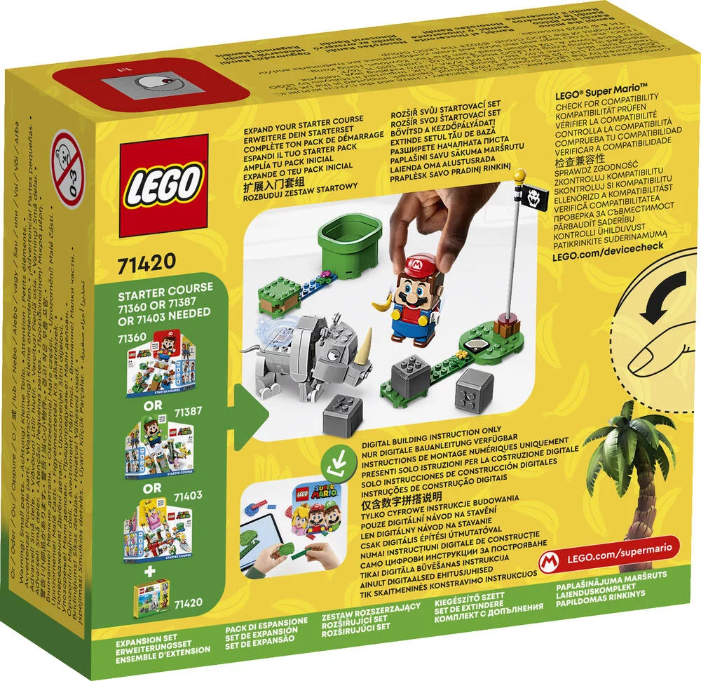 LEGO®SUPER MARIO™ 71420 - ENSEMBLE EXTENSION RAMBI LE RHINOCEROS