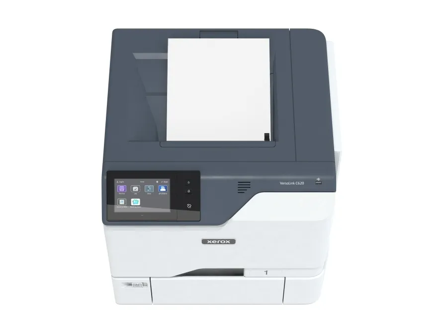 Xerox VersaLink C620V_DN - Printer - farve - Duplex - laser - A4/Legal - 1200 x 1200 dpi - op til 50 spm (mono) / op til 50 spm (farve) - kapacitet: 650 ark - Gigabit LAN, USB 2.0, NFC, USB vært - Green World Alliance returneringsprogram