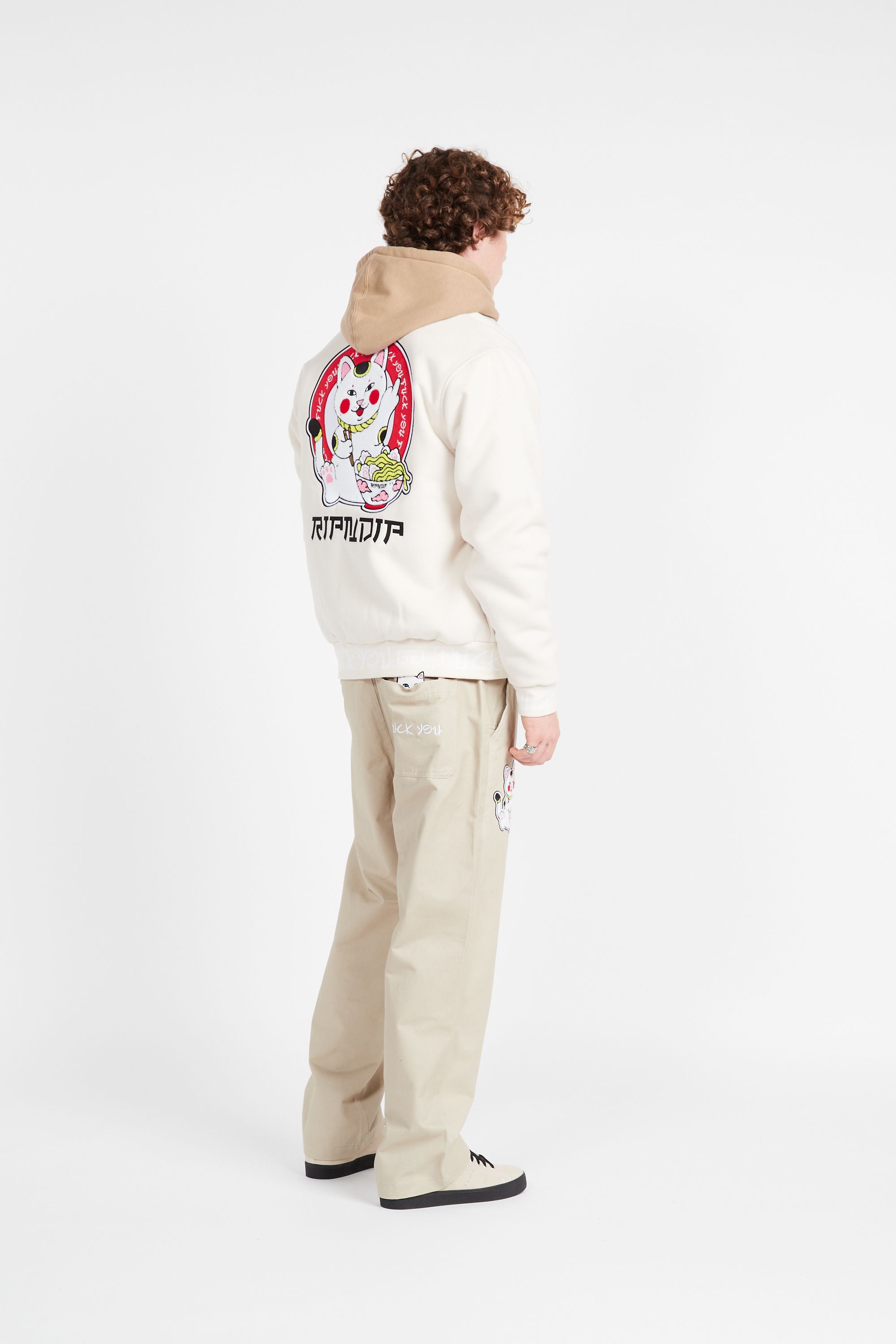 RIPNDIP hoodie Sushi Nerm Hoodie Beige