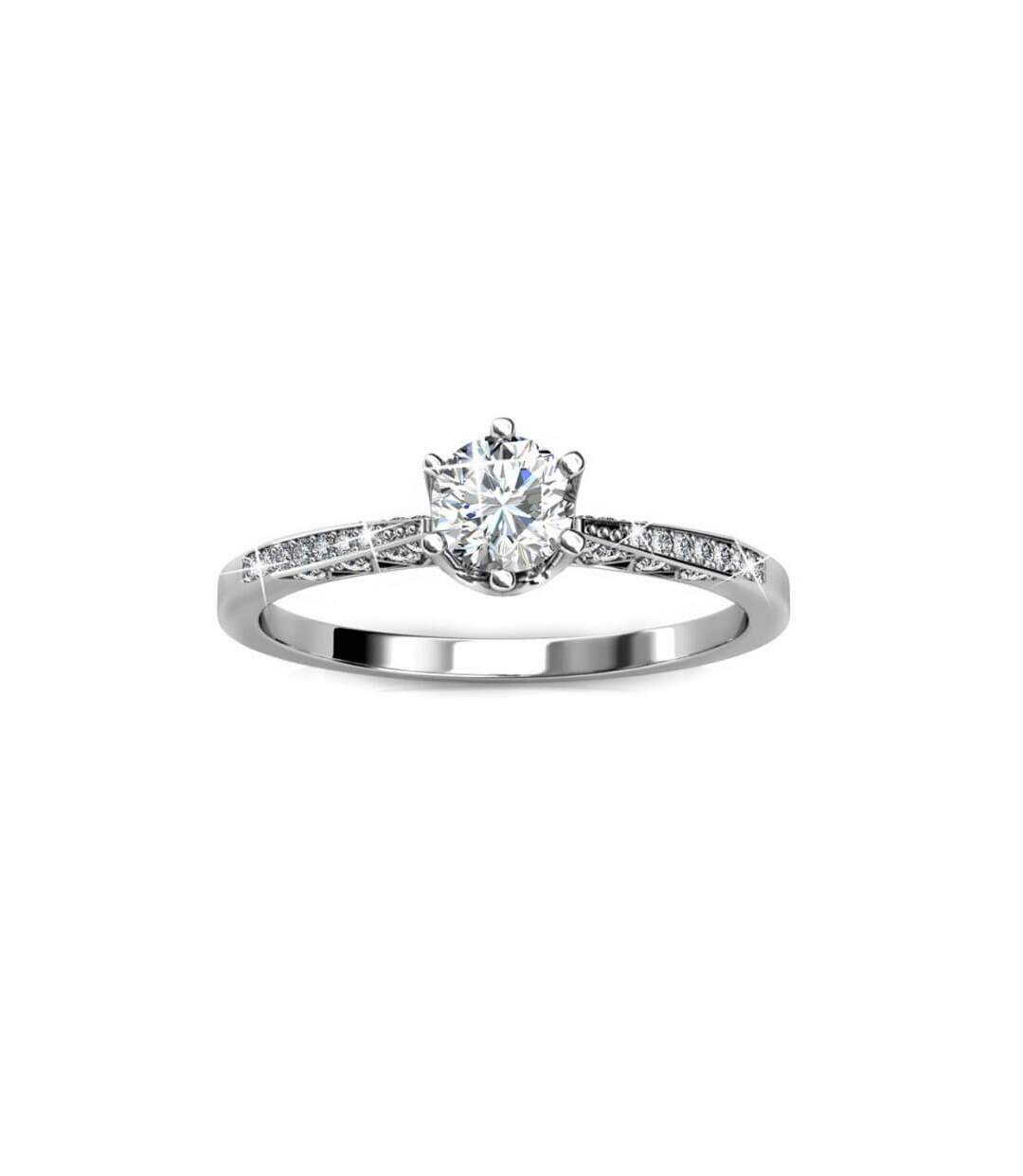 Bague Destiny - Argenté et Cristal