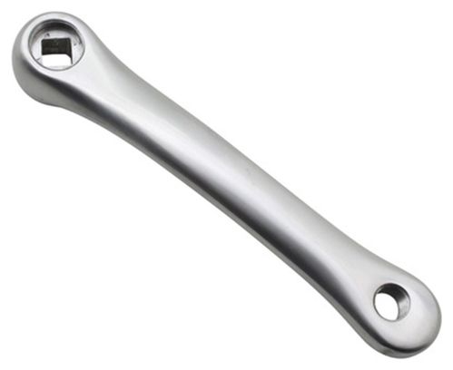 MANIVELLE GAUCHE 170 NEWTON ALU FORGE ETROITE ARGENT (SUR CARTE)