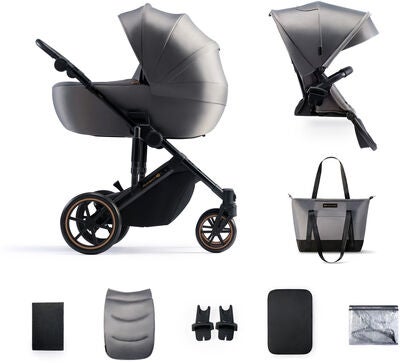Kinderkraft Prime 2 2-in-1 Duovogn, Shadow Grey