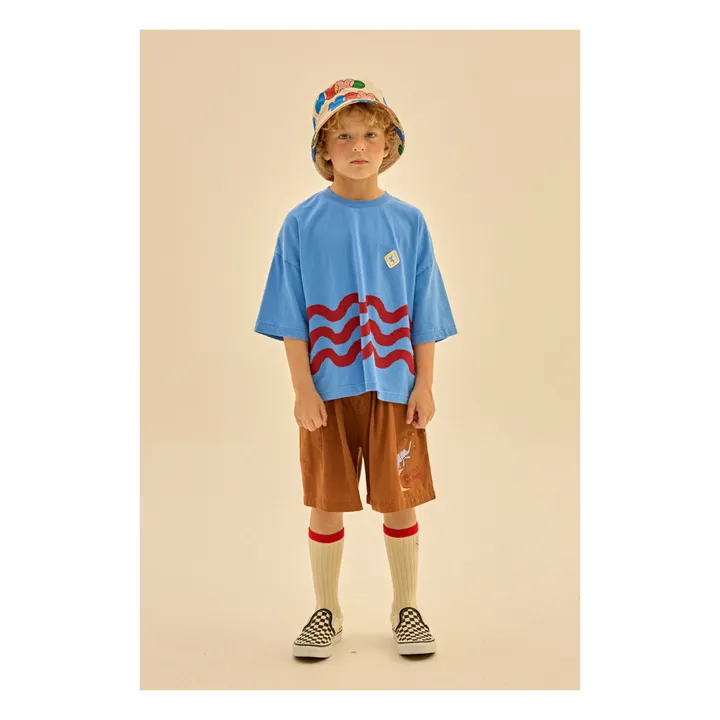 Jelly Mallow T-Shirt Vague | Bleu