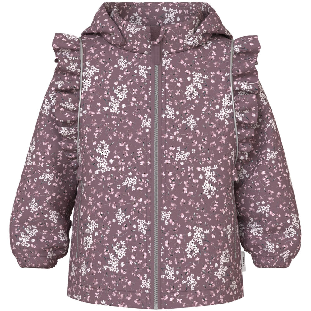 Køb Name It Grape Shake Floral Dream Nmfalfa08 Softshell Jakke Flæse Aop Fo