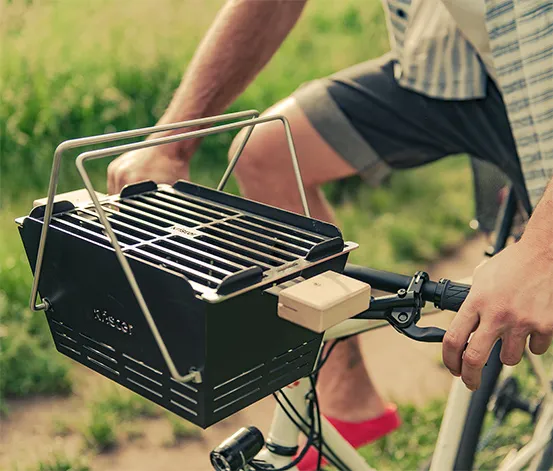 Knister Grill-Fahrradhalterung