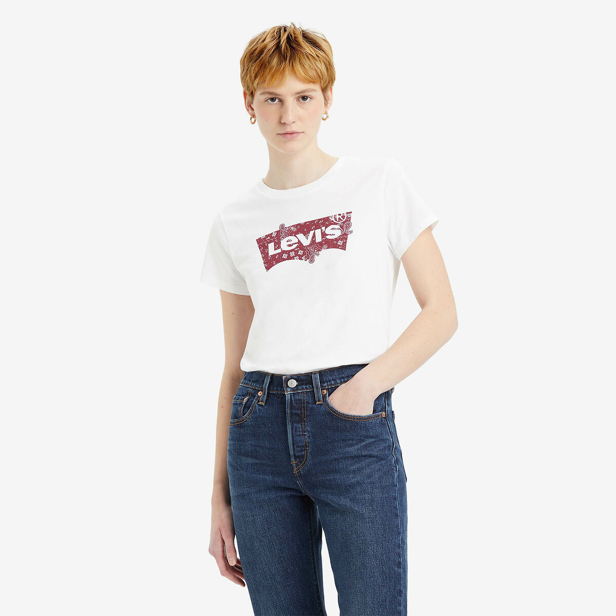 Camiseta de manga curta LEVI'S com logotipo