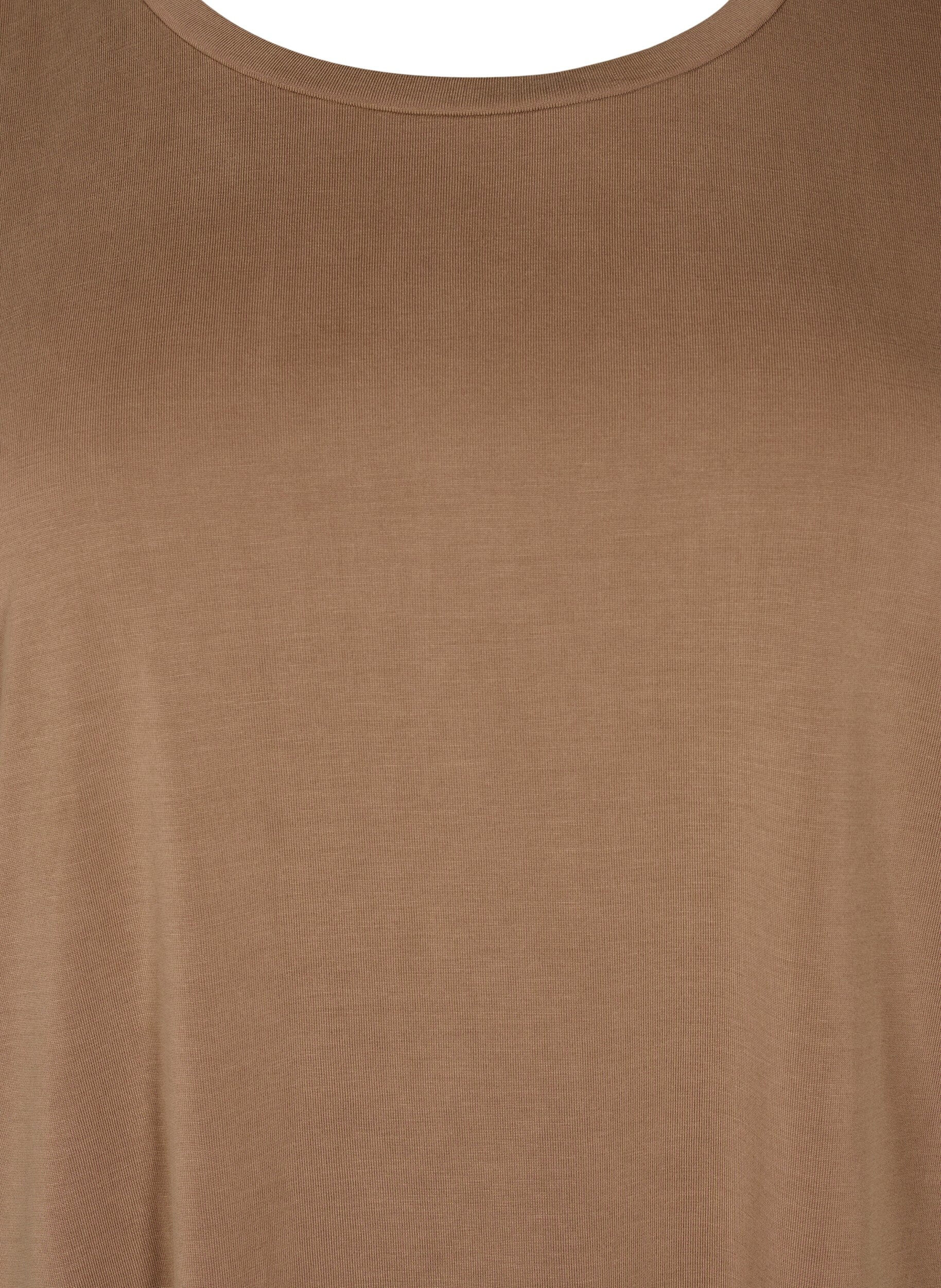 T-shirt i TENCEL™ Modal med rund hals