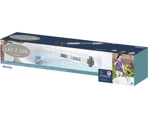 Draadloze zwembad- en spastofzuiger met landingsnet LAY-Z-SPA® 16,8 x 150 cm kunststof