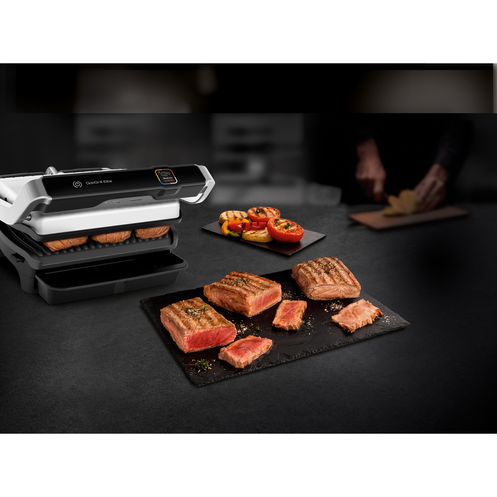 Tefal Kontaktgrill OptiGrill Elite GC750D
