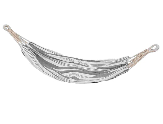 HESPERIDE - Hamac à suspendre Toile hamac coton à rayures elozio gris - hespéride