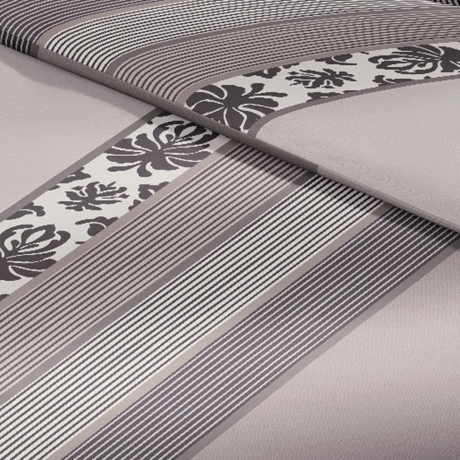 Joop! Bettwäsche Ornament Stripe 4022 Graphit - 77