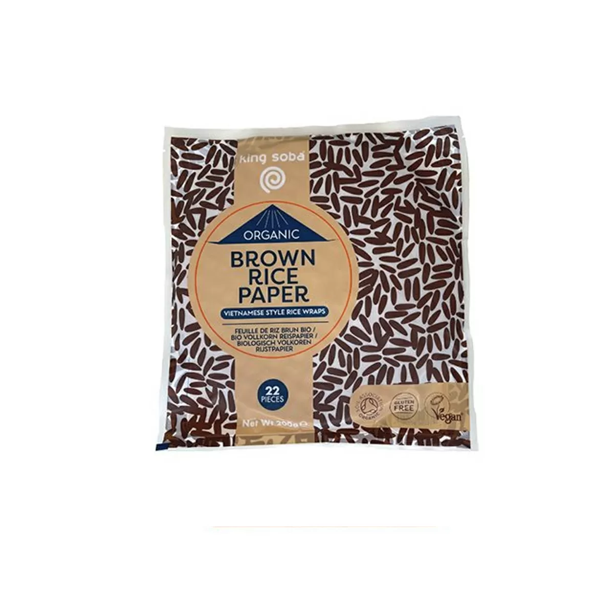 King Soba Brown Rice Paper Ø - 200 g