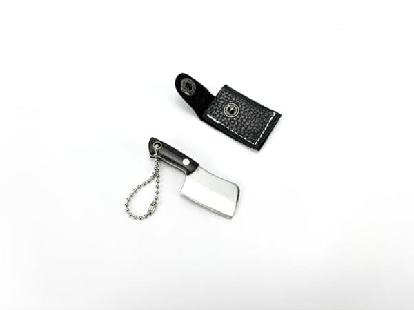 INF Mini nøkkelkniv, lommekniv i rustfritt stål for EDC, frukt, pakkeåpning