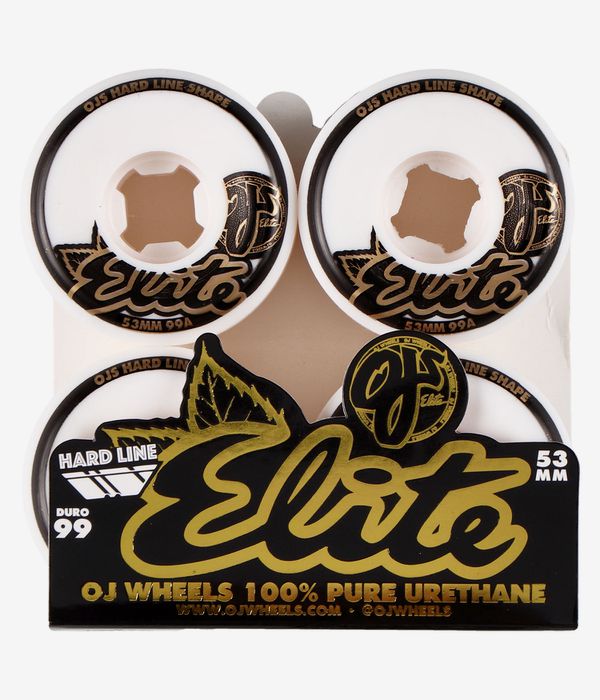 OJ Elite Hardline Wide Rollen (white) 53mm 99A
