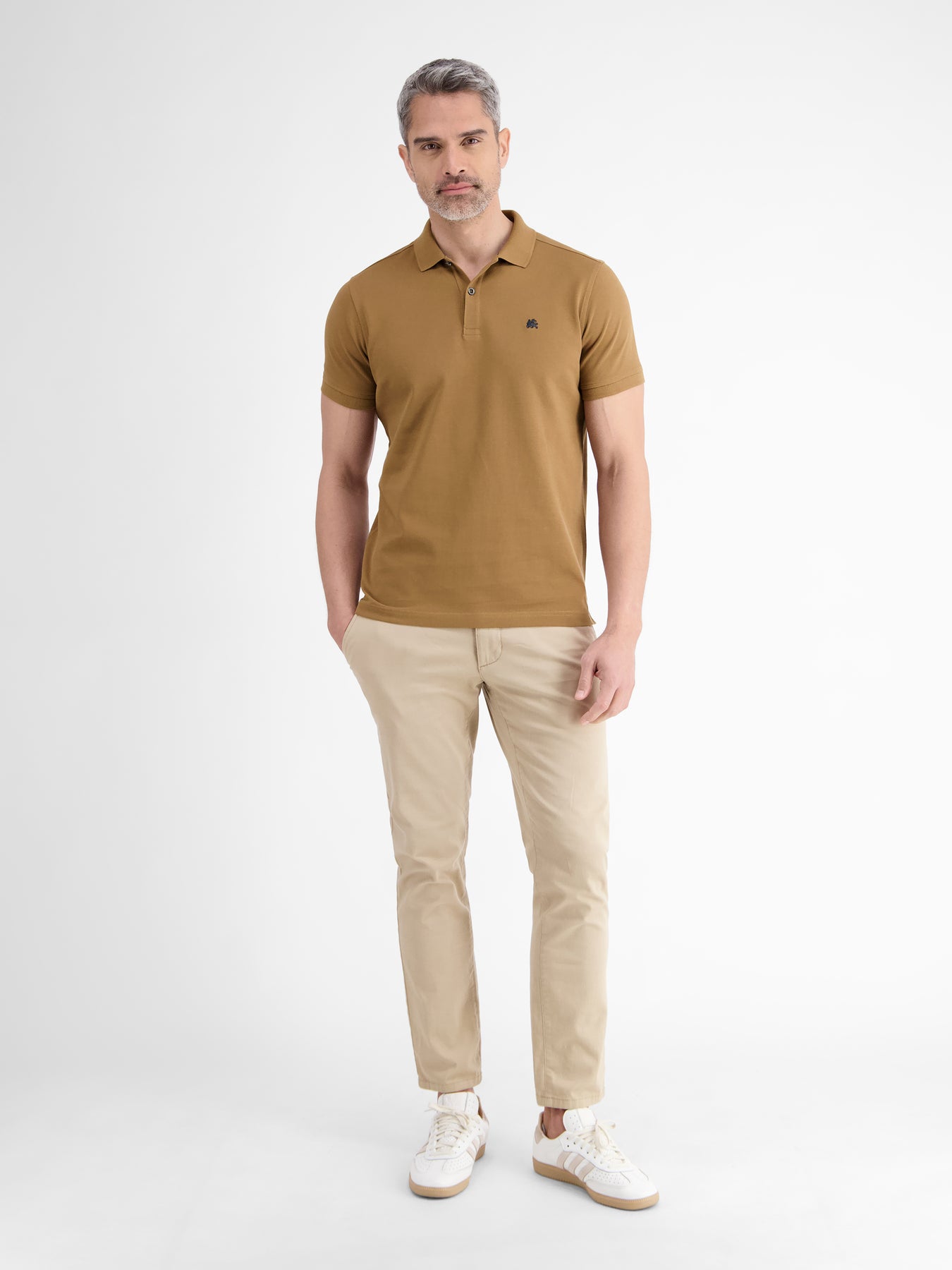 Basic Poloshirt für Herren, unifarben