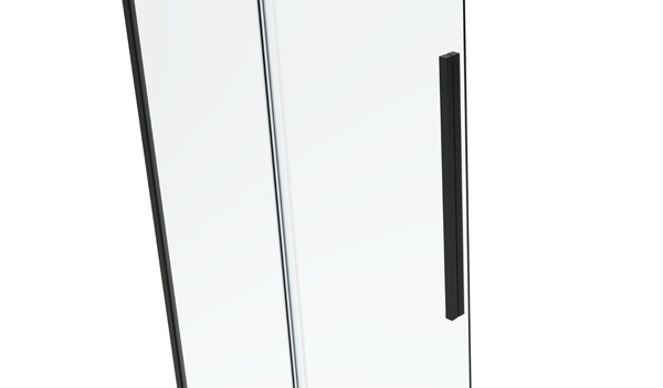van Rijn ST06 softclose douchedeur met helder glas matzwart 160x200cm