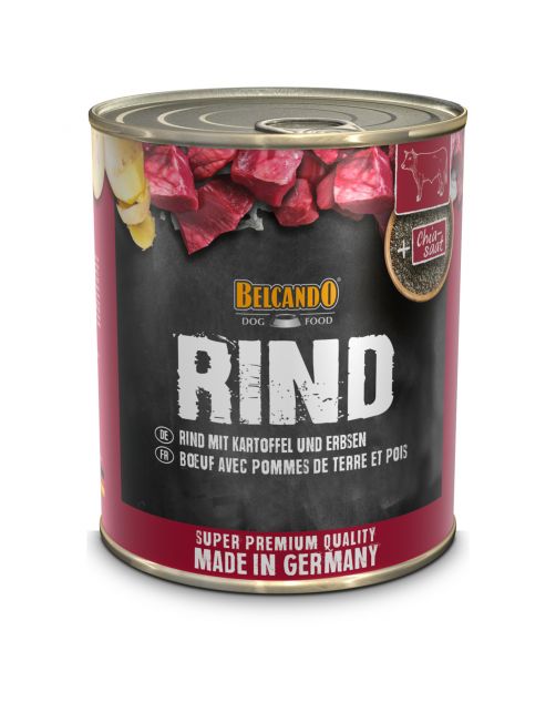 Belcando Blik Super Premium Quality - Hondenvoer - Rund Aardappel Erwt 800 g