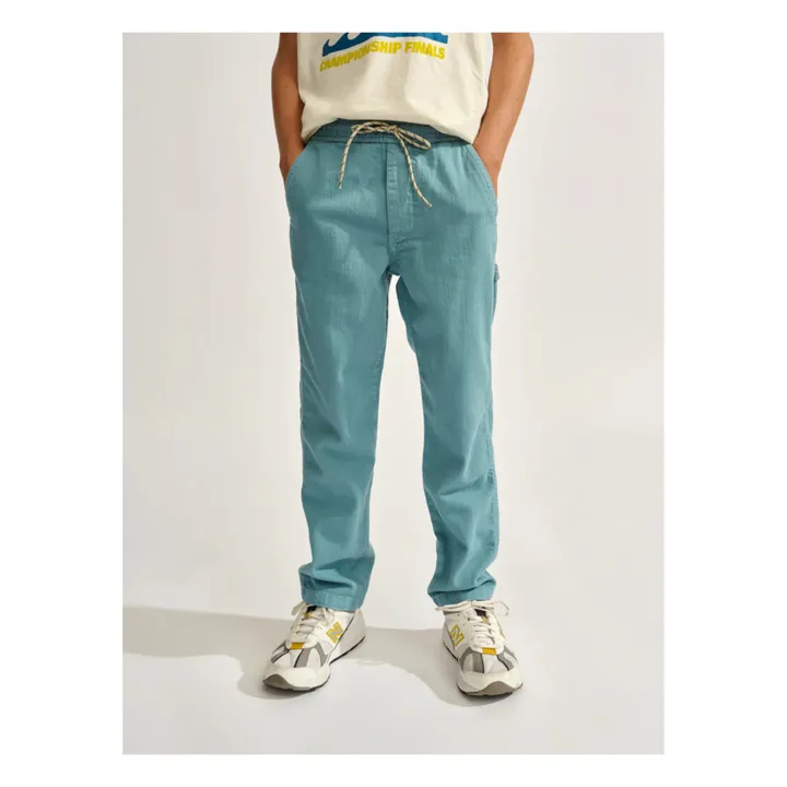 Bellerose Pantalon Droit Painter | Bleu gris