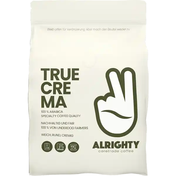 True Crema Ganze Kaffeebohnen