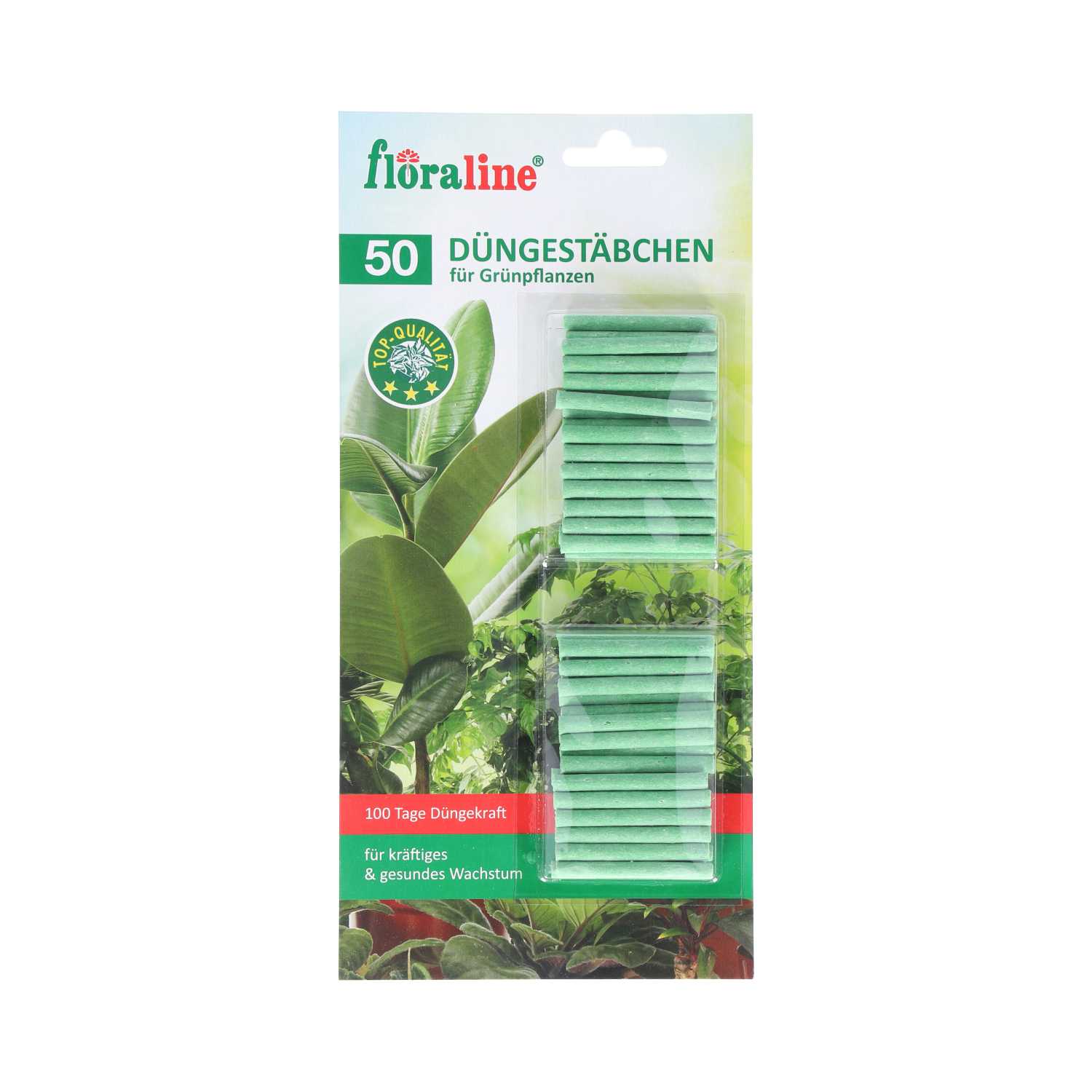Floraline Düngestäbchen für Grünpflanzen 50er