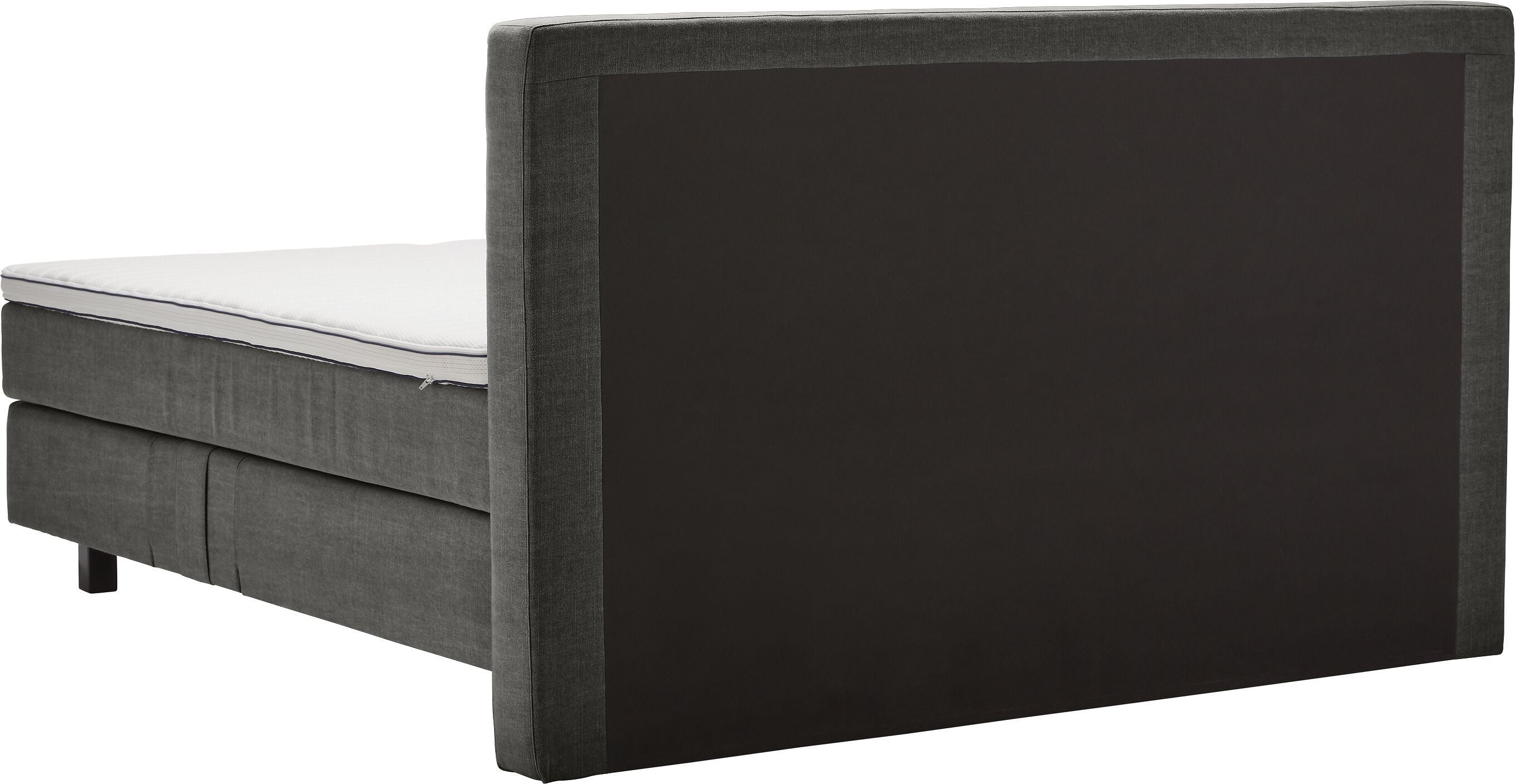 bico GOODNIGHT Boxspringbett - Mittelgrau / B: 180.0 cm x T: 200.0 cm