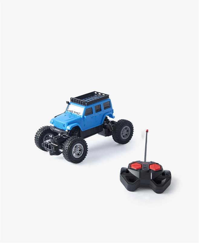 Auto wyścigowe niebieskie