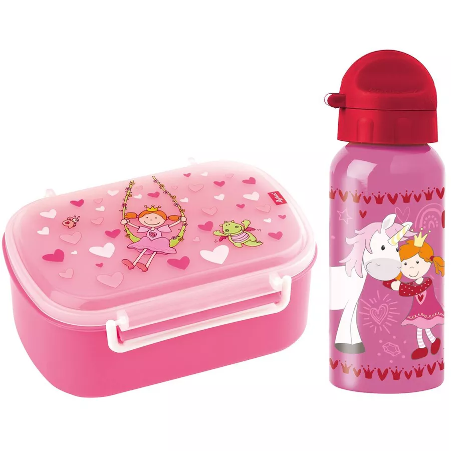 Sigikid Brotdose + Trinkflasche 2er Set rosa-pink