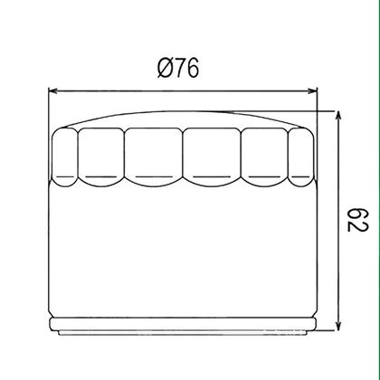 Filtre à huile HifloFiltro HF160 Type origine