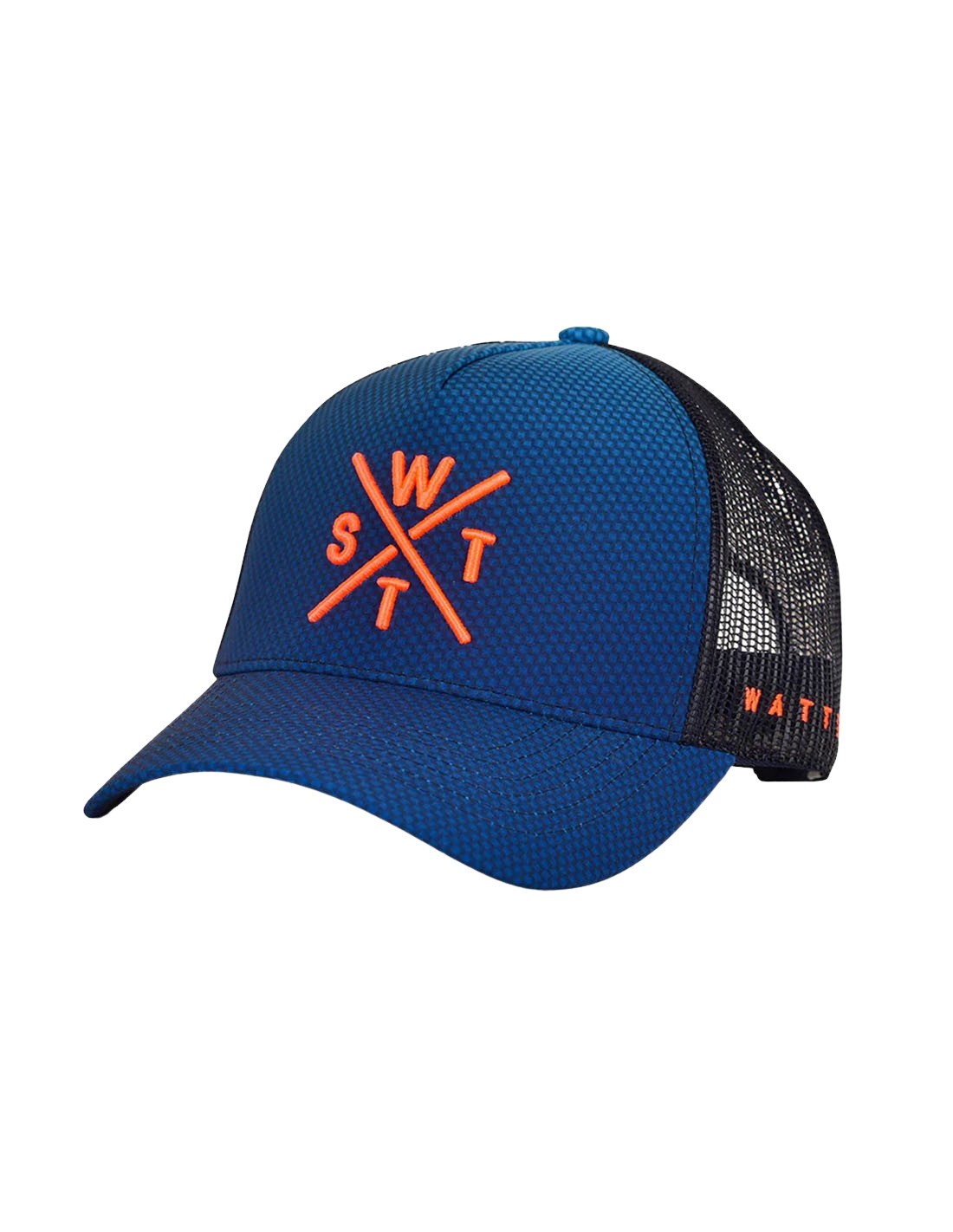 watts Casquette Homme tribe trucker Bleu/Orange
