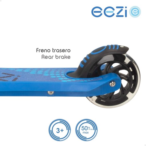Patinete Eezi de 2 rodas com luzes