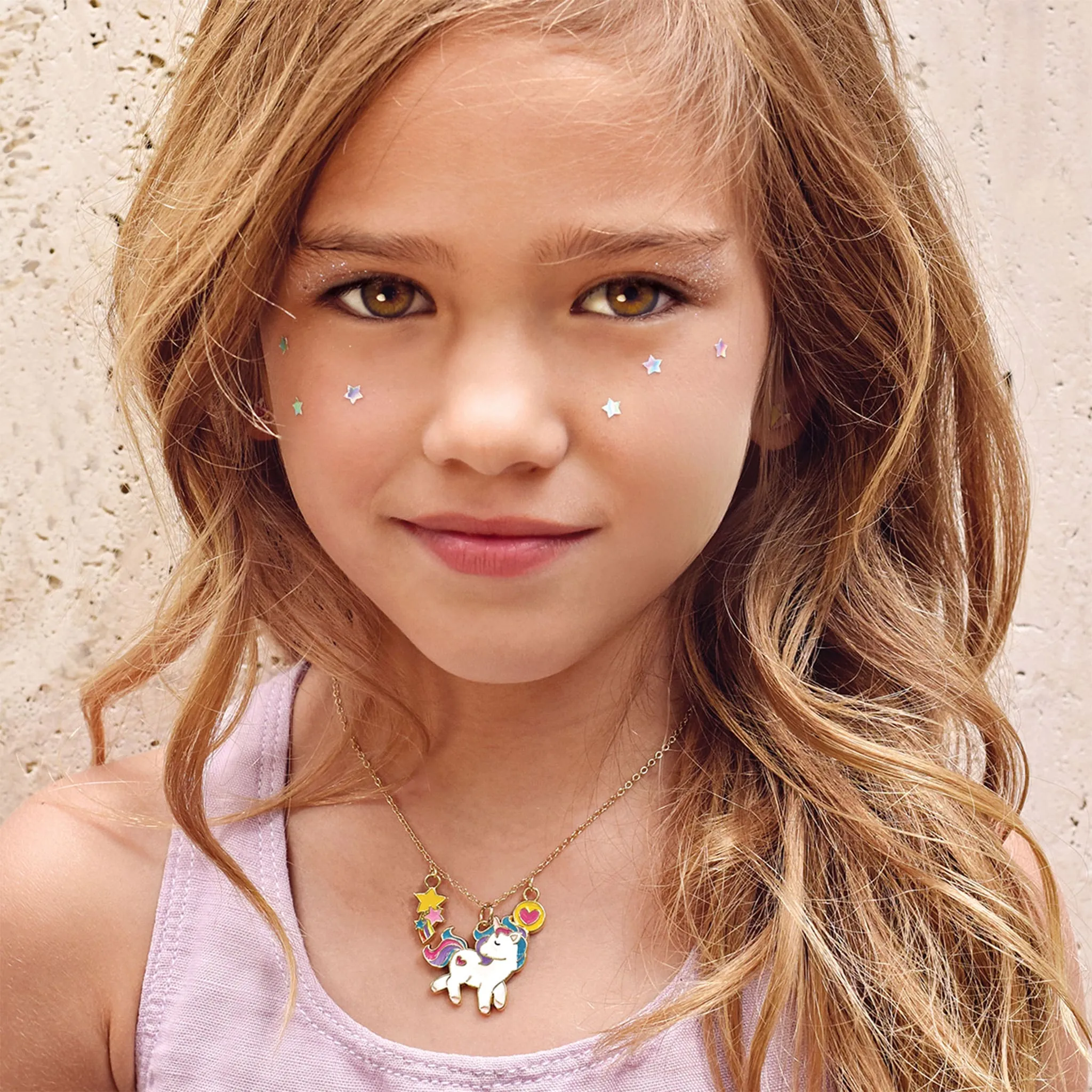 Girl Nation Coffret Cadeau Collier et Boucles d'oreilles de fantaisie - Licorne