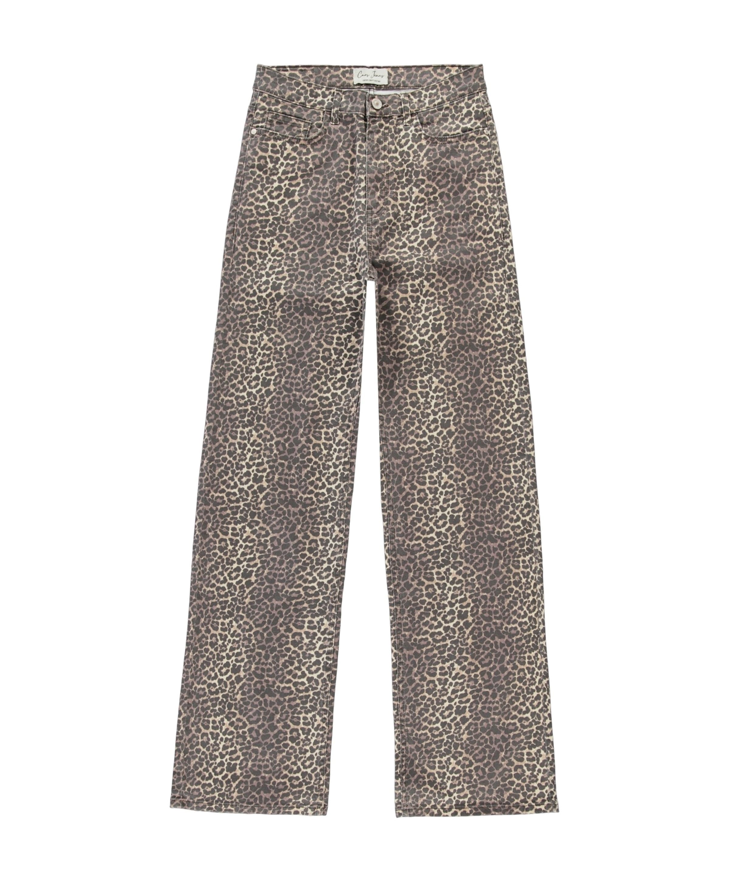 Cars Jeans YARA Stretch Leopard broek bruin