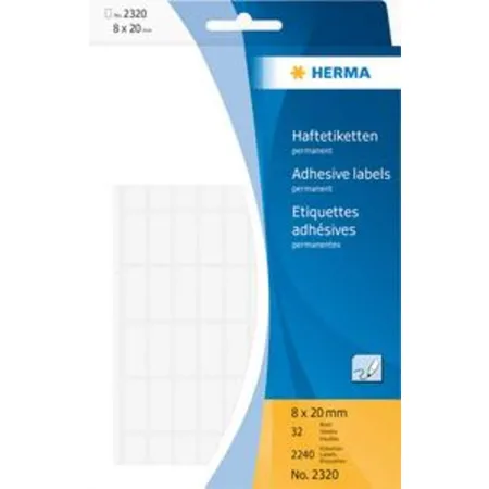 HERMA Vielzweck-Etiketten 8x20mm, weiß