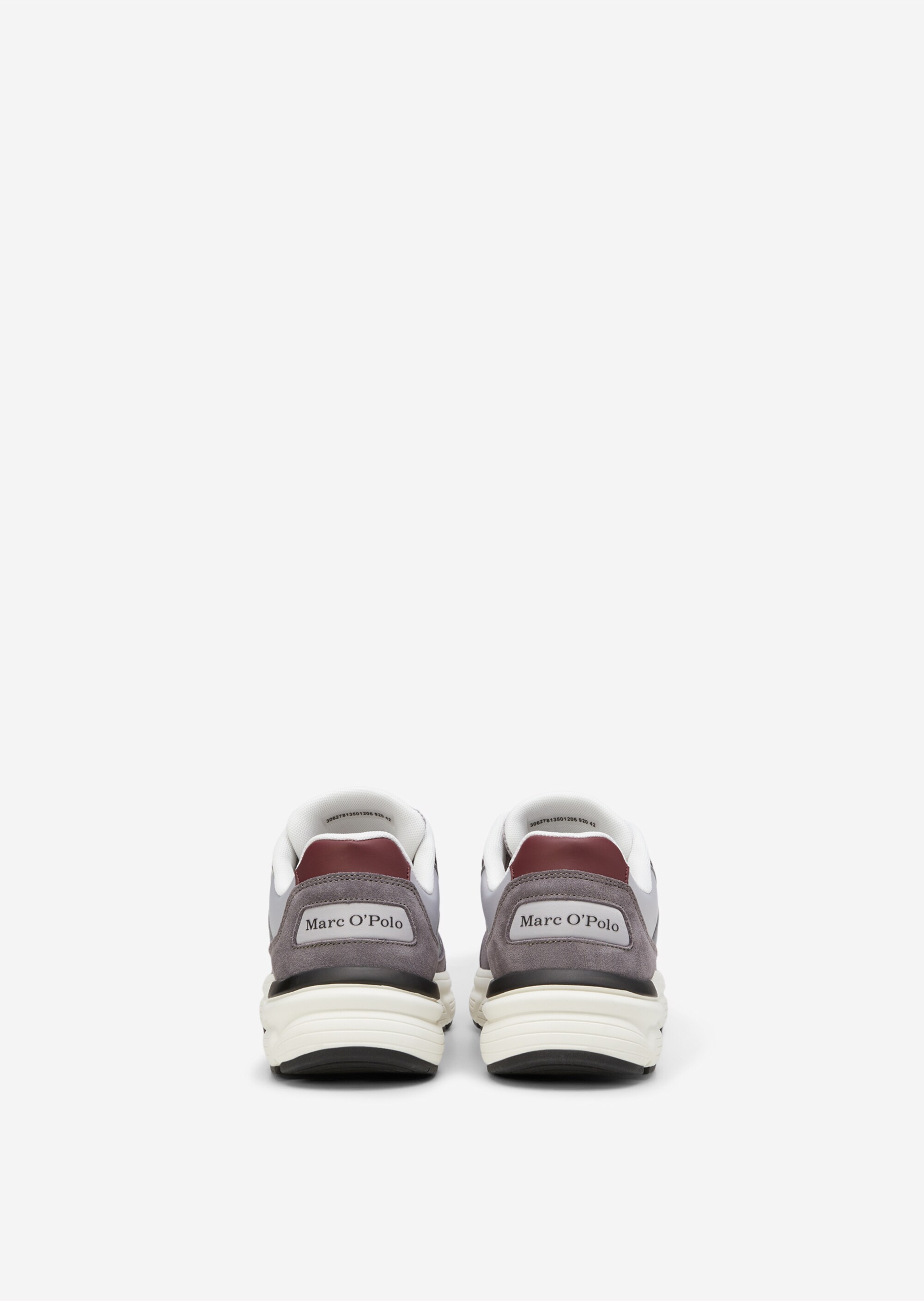 Sneaker aus Leder-Polyamid-Mix