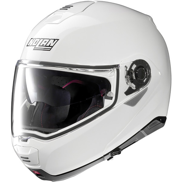 Nolan - Casque N100-5 Classic N-Com Blanc brillant