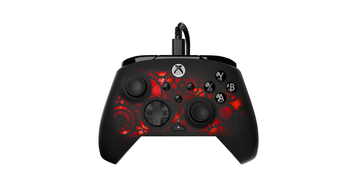 Turtle BeachAfterglow Ignite bekabelde RGB-gamingcontroller - Time Machine  (Zwart, Xbox Series X|S, Xbox One, Pc)
