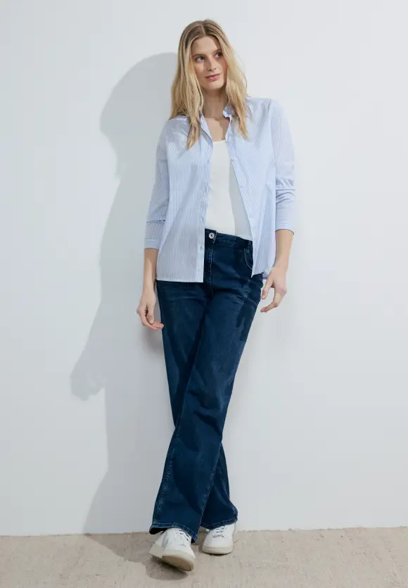 Gestreifte Hemdbluse - tranquil blouse blue