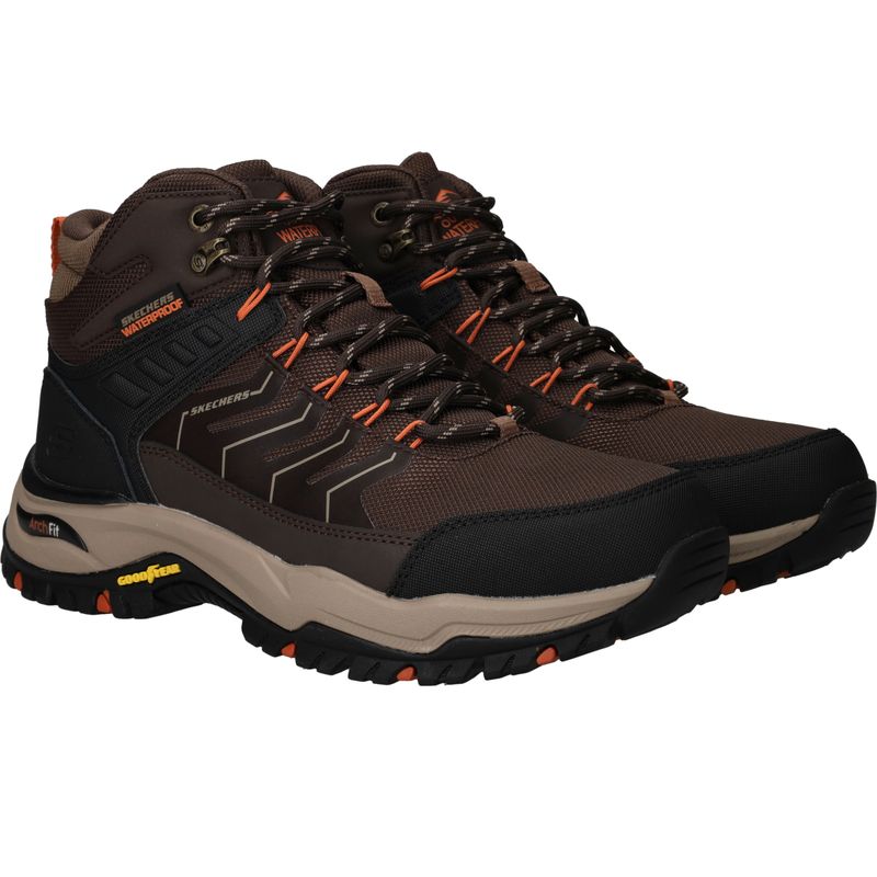 Skechers 204634 Relaxed Fit Arch Fit Dawson Sneakers Bruin Heren
