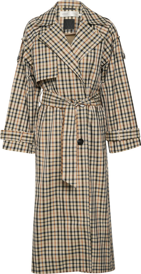 InWear ToiniIW Check Trenchcoat Yarn dyed checks