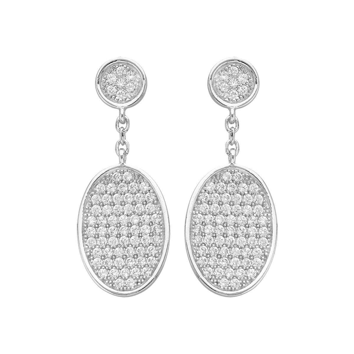 Boucles d'oreilles pendantes en Argent