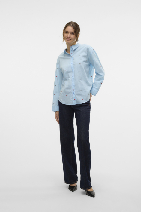 Vero Moda blauwe dames blouse