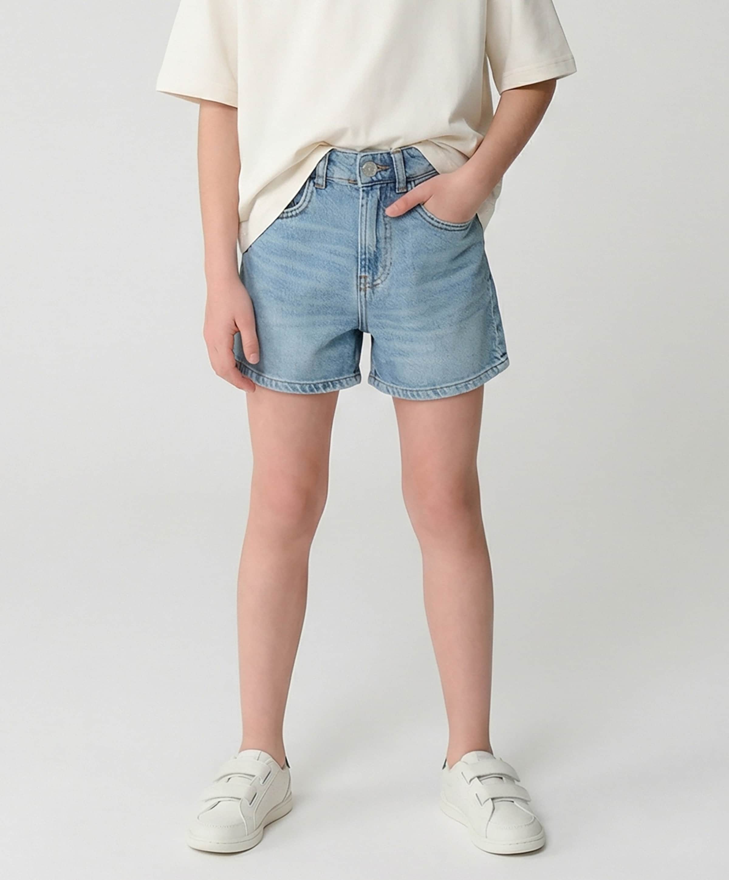 Cars Jeans Kids SARRAH Den.Shorts Stone Us meisjes korte broek blauw