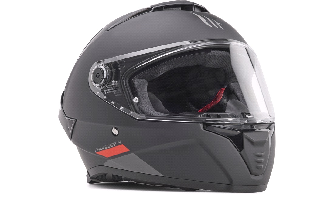 Styrthjelm fullface MT Thunder 4 SV matsort str. L