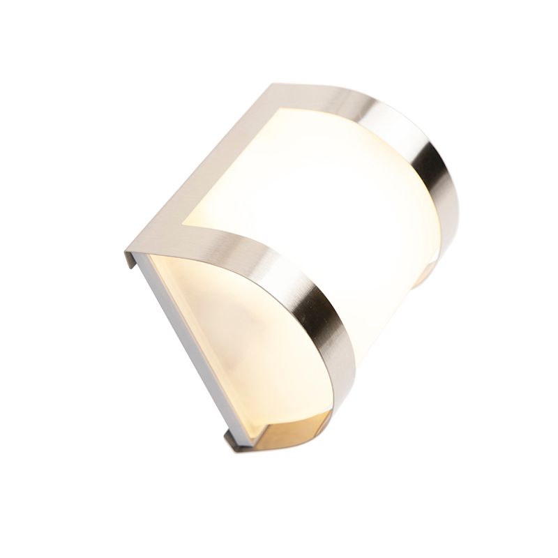 Moderne buitenwandlamp RVS IP44 - Mira