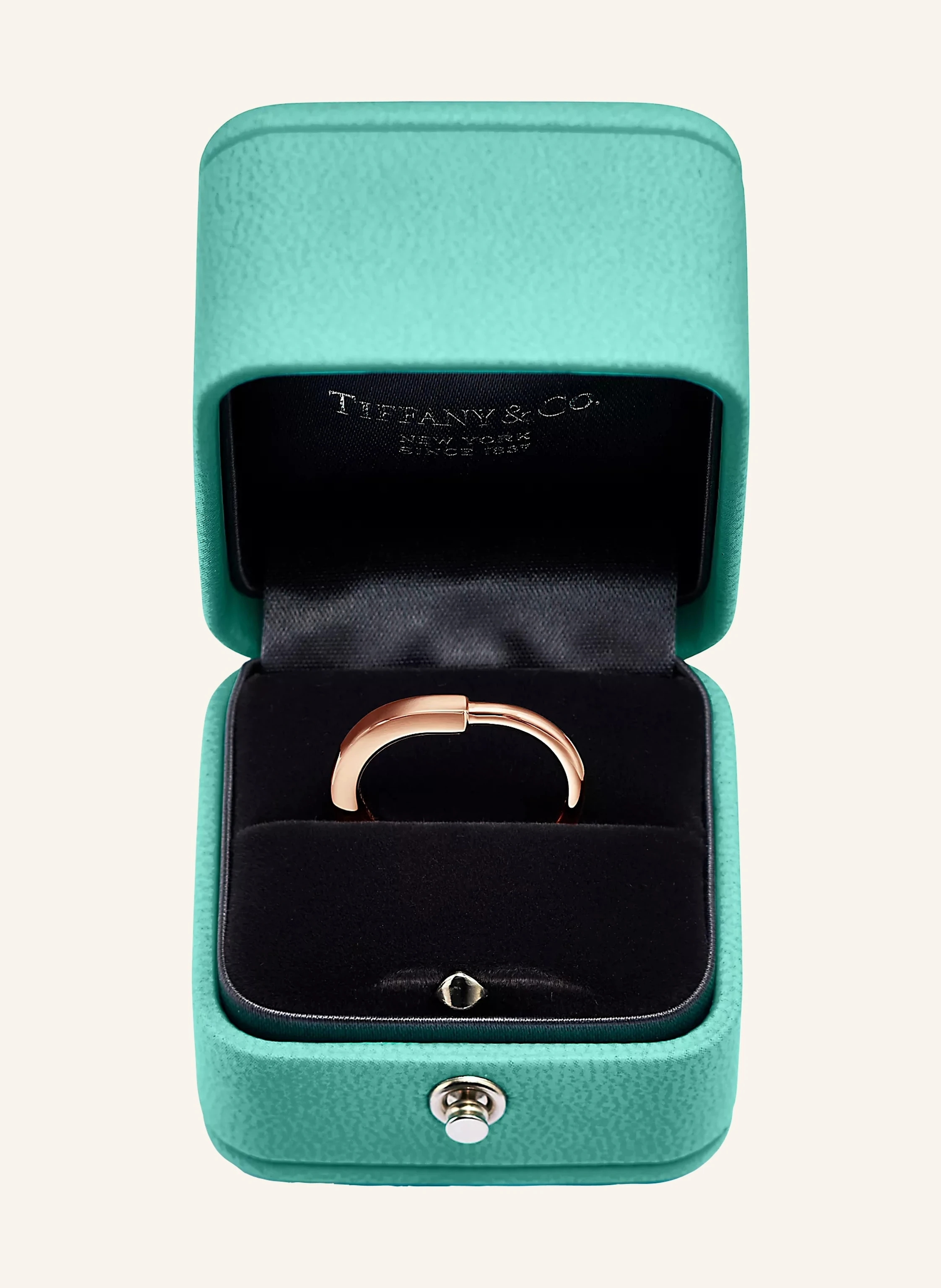 TIFFANY & Co. Tiffany Lock RING aus 18 Karat Roségold