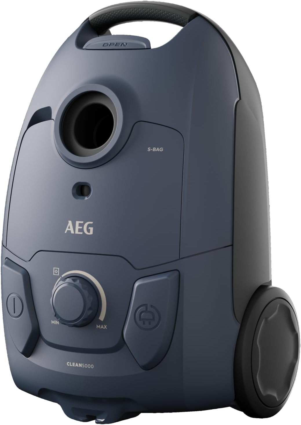 AEG CLEAN 5000 Staubsauger mit Beutel, hohe Saugleistung, aus Recyclingkunststoff, AllFloor Bodendüse mit Klicksystem, 2in1 Multifunktionsdüse, 8,5m Aktionsradius, waschbarer Hygiene-Filter, AB51C1DB
