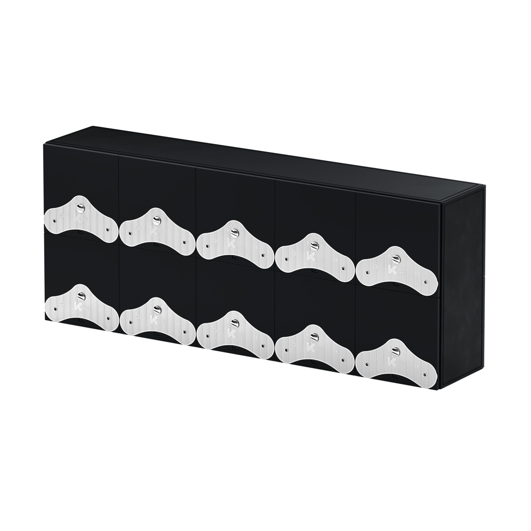 SwissKubik Masterbox Leder Schwarz - 10 Uhren