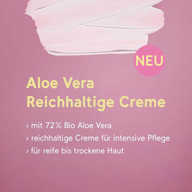 Aloecare Aloe Vera reichhaltige Creme, 50 ml