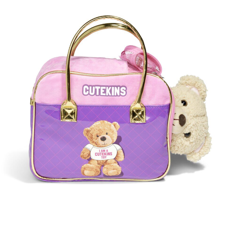 Ours peluche avec son sac de transport